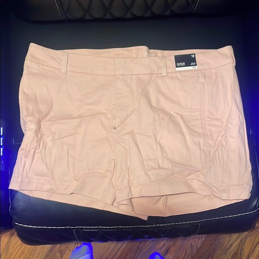 a.n.a Pink Bermuda Shorts Lightweight Cotton New with Tags